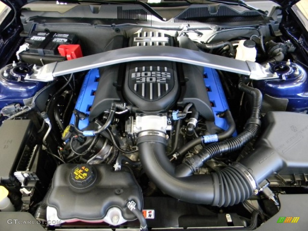 2012 Ford Mustang Boss 302 5.0 Liter Hi-Po DOHC 32-Valve Ti-VCT V8 Engine Photo #59563845