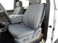 Steel Gray 2012 Ford F150 XLT SuperCrew Interior Color