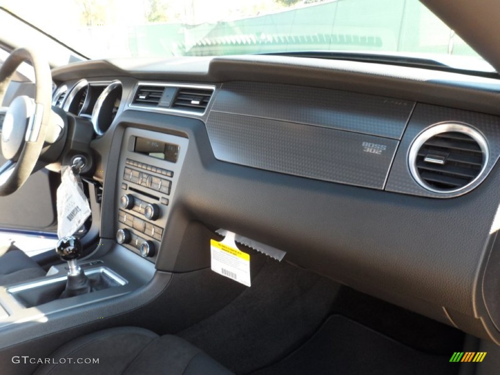 2012 Ford Mustang Boss 302 Charcoal Black Recaro Sport Seats Dashboard Photo #59565423