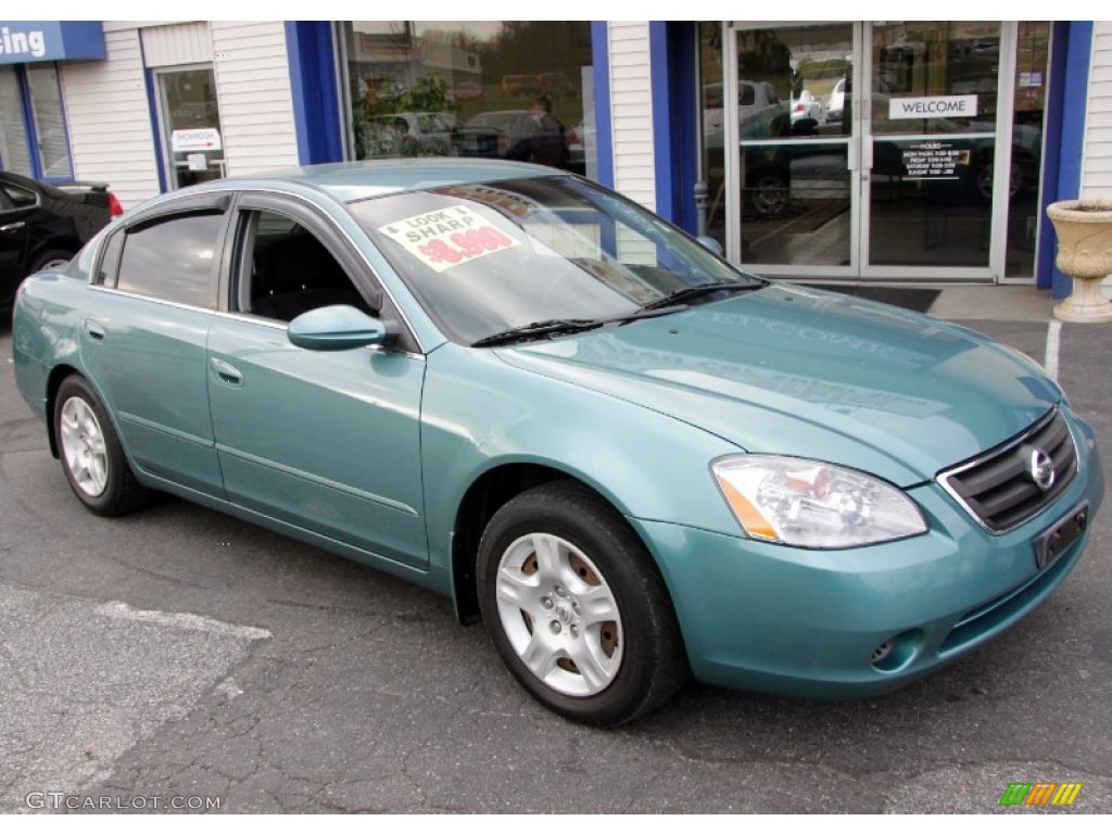 2002 Altima 2.5 S - Seascape Light Blue / Charcoal Black photo #3