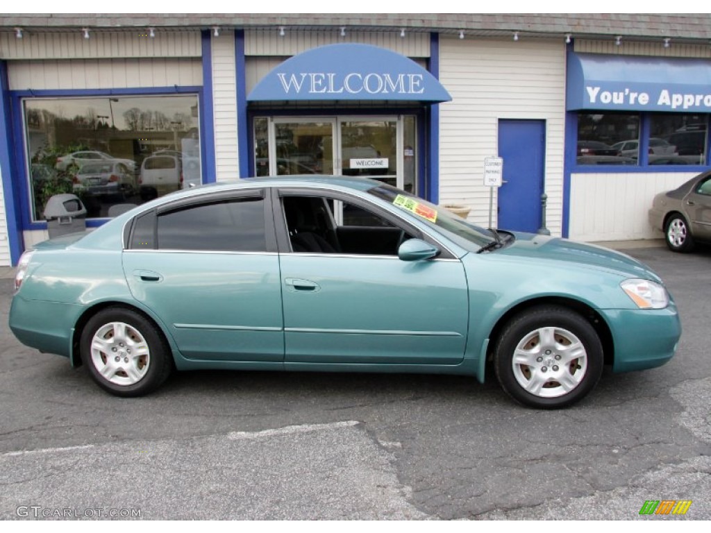 2002 Altima 2.5 S - Seascape Light Blue / Charcoal Black photo #4