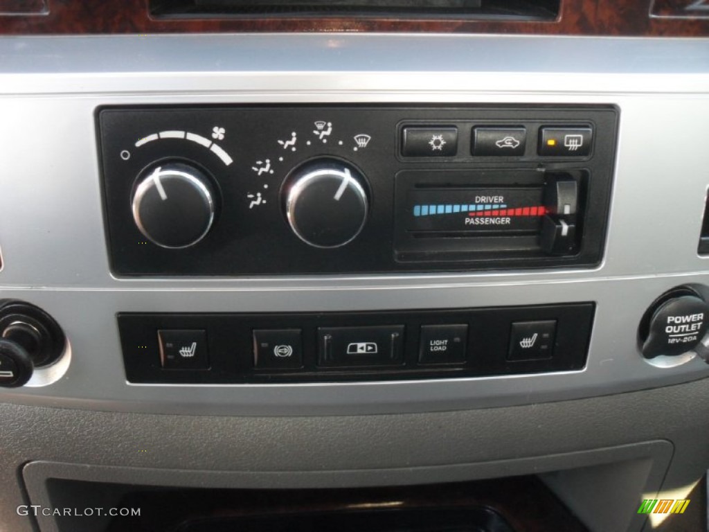 2008 Dodge Ram 2500 Laramie Quad Cab 4x4 Controls Photo #59568816