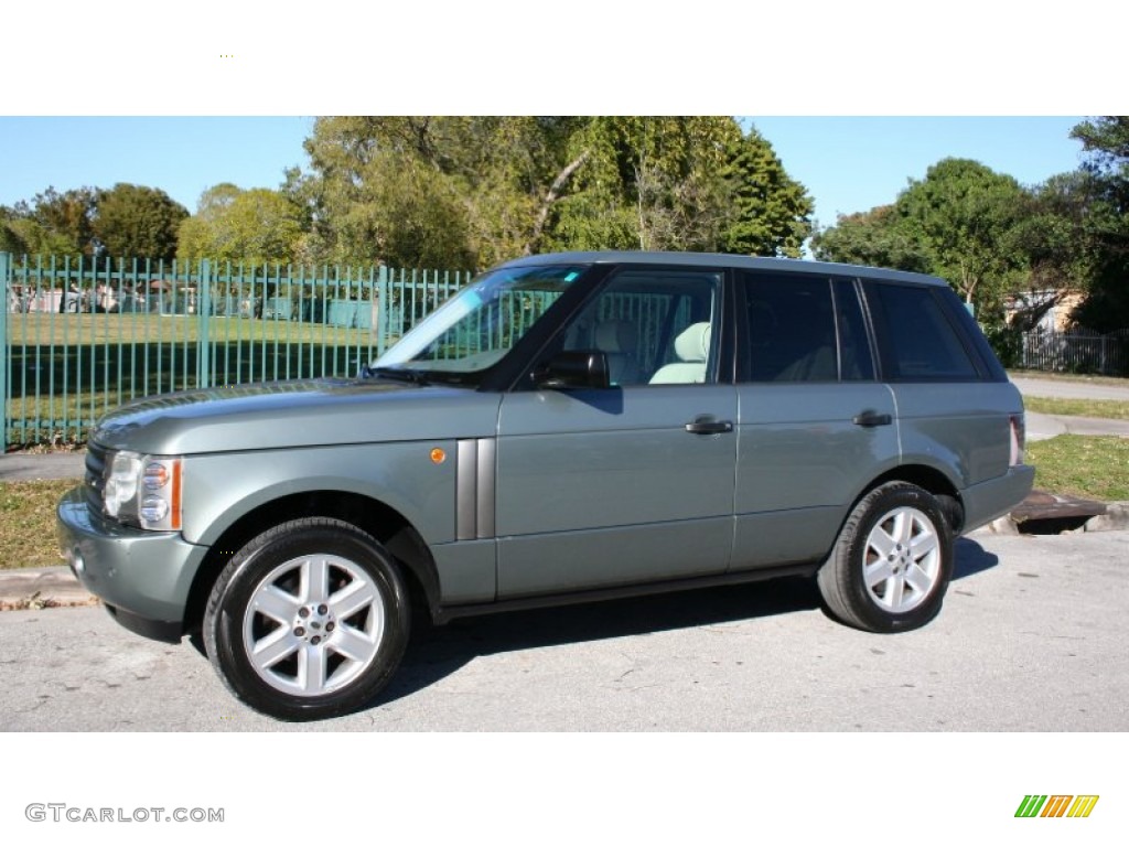 2004 Range Rover HSE - Giverny Green Metallic / Sand/Jet Black photo #2