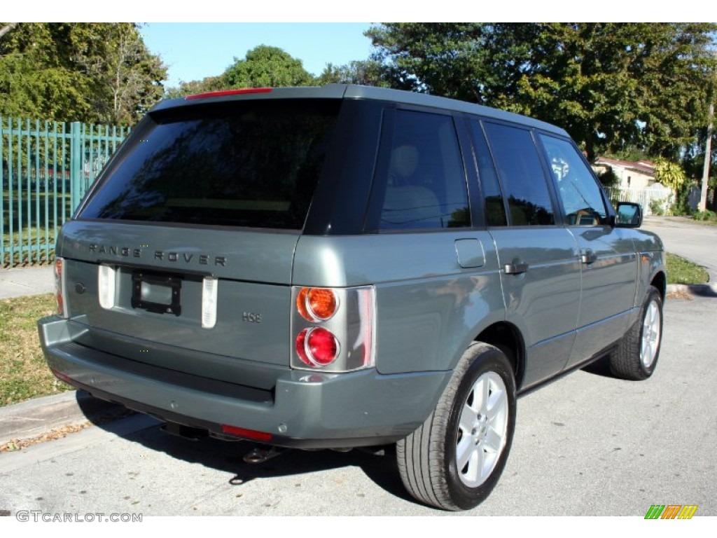 2004 Range Rover HSE - Giverny Green Metallic / Sand/Jet Black photo #8