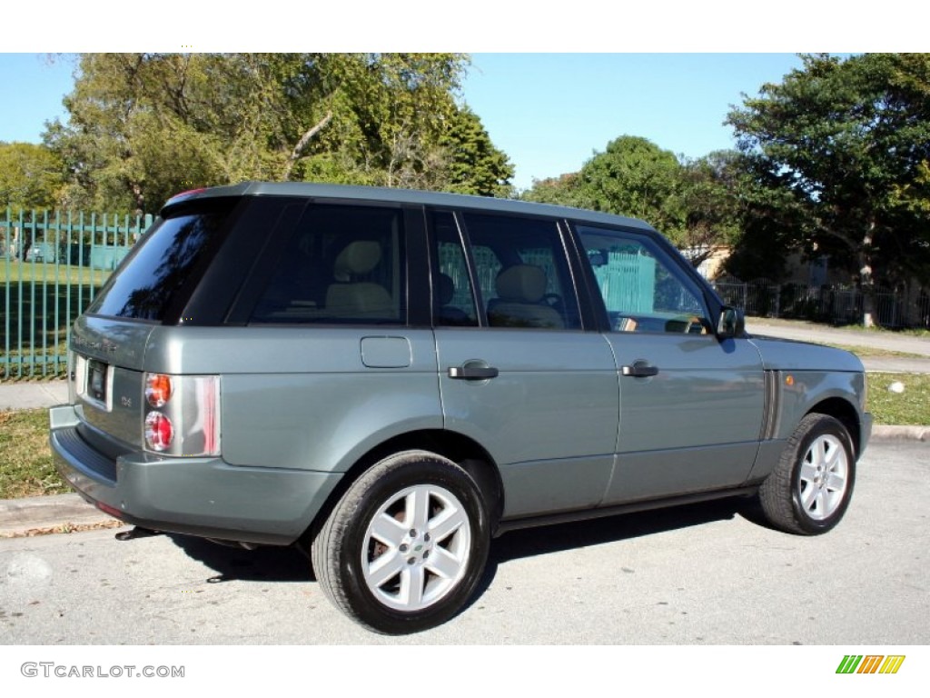 2004 Range Rover HSE - Giverny Green Metallic / Sand/Jet Black photo #9