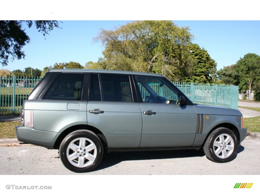 2004 Range Rover HSE - Giverny Green Metallic / Sand/Jet Black photo #10