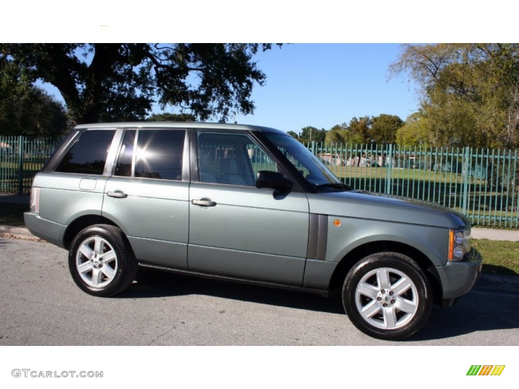 2004 Range Rover HSE - Giverny Green Metallic / Sand/Jet Black photo #12