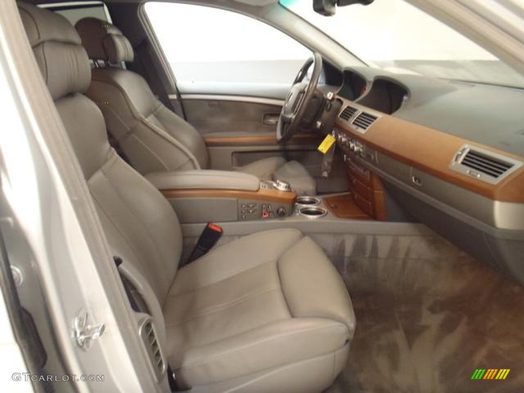 2006 7 Series 750i Sedan - Titanium Silver Metallic / Basalt Grey/Flannel Grey photo #8