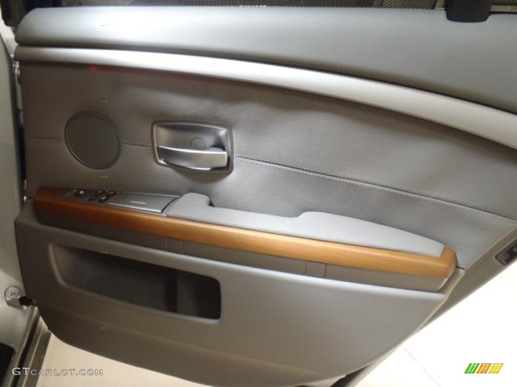 2006 7 Series 750i Sedan - Titanium Silver Metallic / Basalt Grey/Flannel Grey photo #14