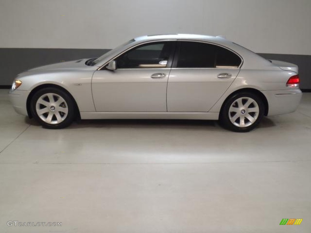 2006 7 Series 750i Sedan - Titanium Silver Metallic / Basalt Grey/Flannel Grey photo #18