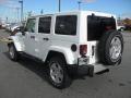 Bright White 2012 Jeep Wrangler Unlimited Sahara 4x4 Exterior