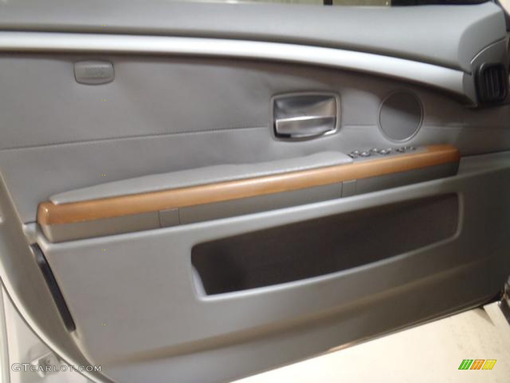 2006 7 Series 750i Sedan - Titanium Silver Metallic / Basalt Grey/Flannel Grey photo #28