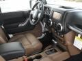 Black/Dark Saddle Interior Photo for 2012 Jeep Wrangler Unlimited #59569968
