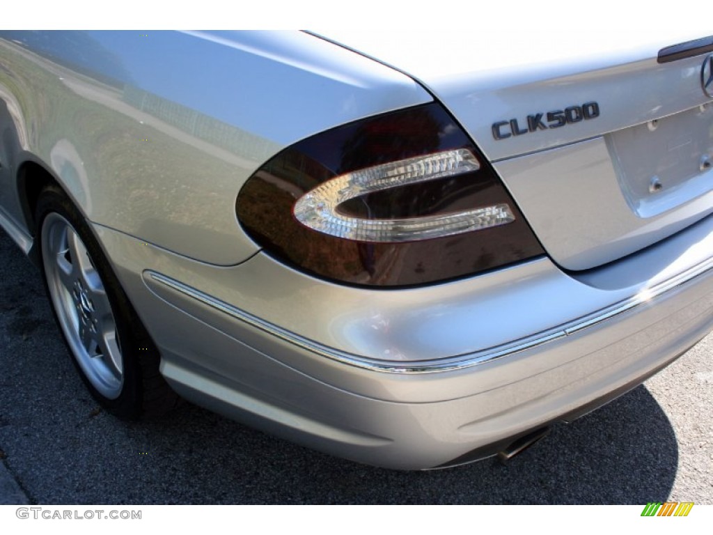 2004 CLK 500 Cabriolet - Brilliant Silver Metallic / Charcoal/Dark Ash photo #22