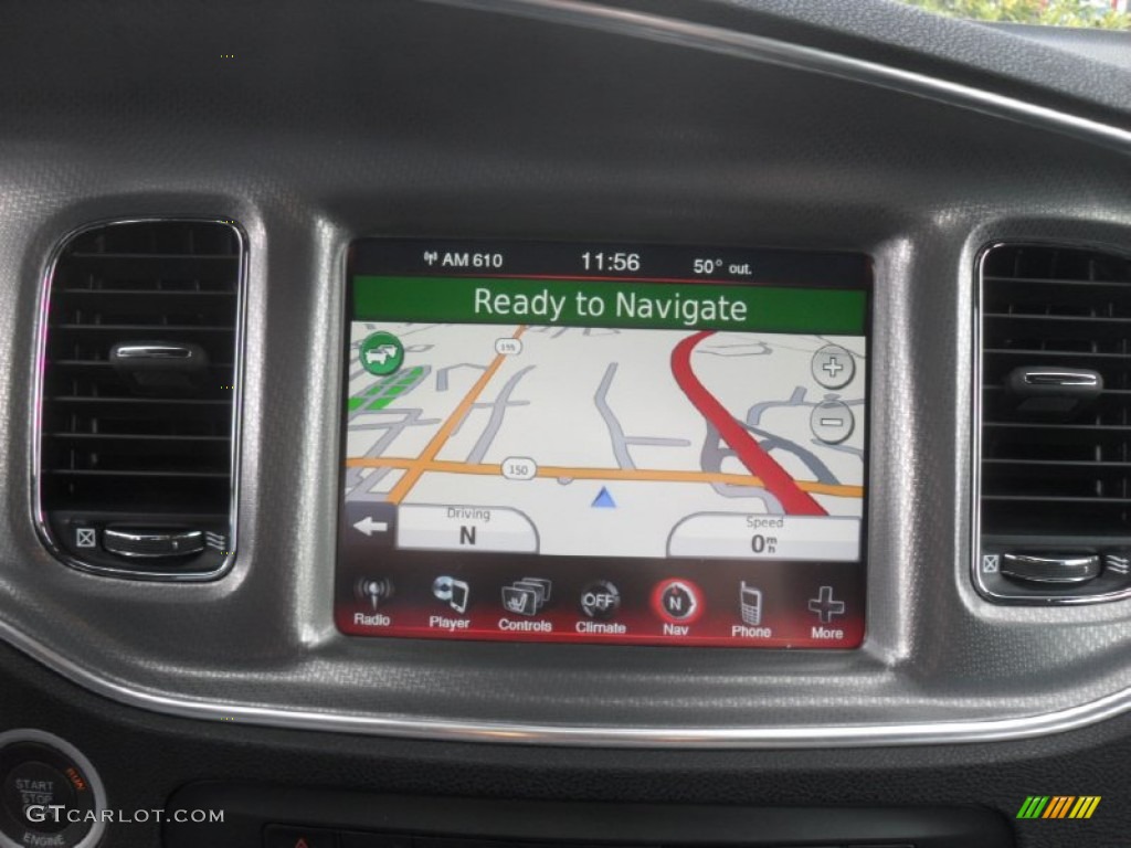 2012 Dodge Charger R/T Road and Track Navigation Photos