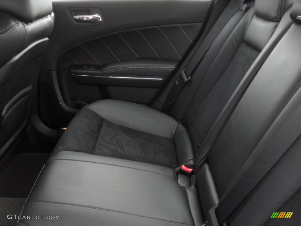 Black Interior 2012 Dodge Charger R/T Road and Track Photo #59570157