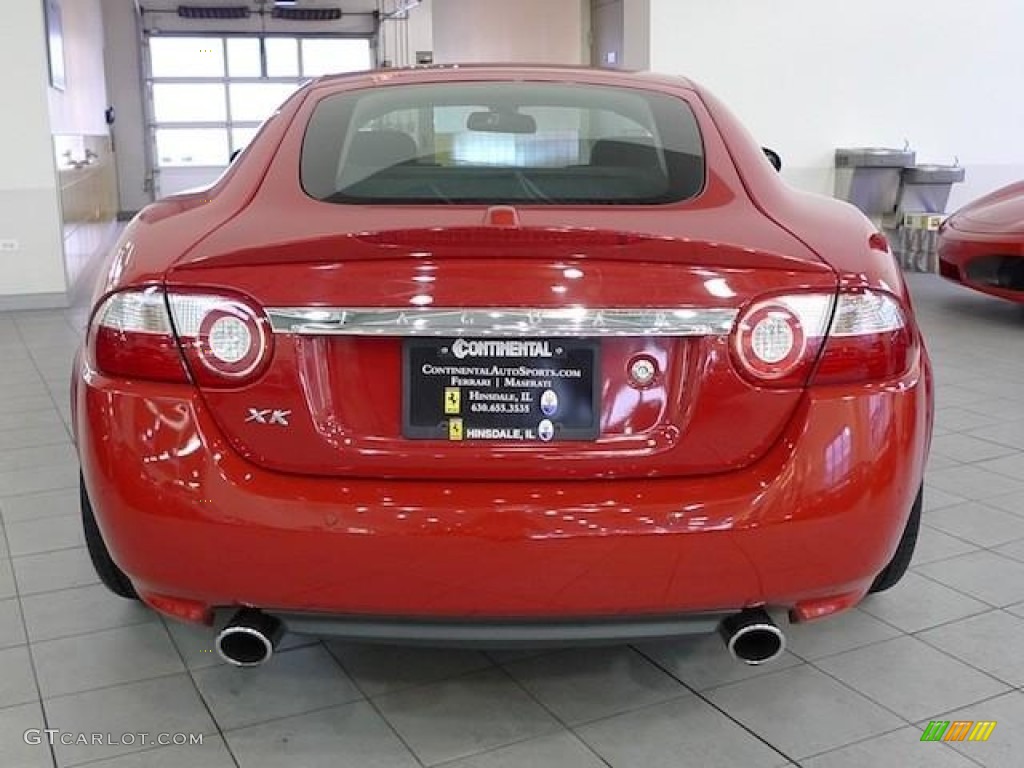 2007 XK XK8 Coupe - Salsa Red / Charcoal photo #8