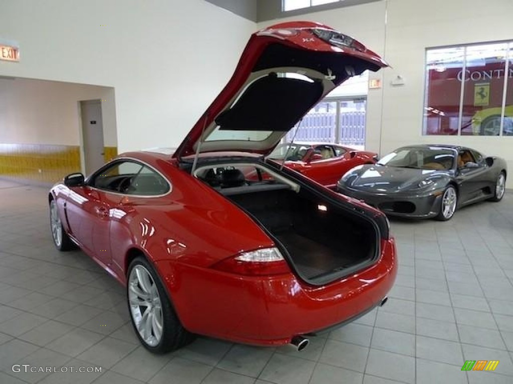 2007 XK XK8 Coupe - Salsa Red / Charcoal photo #9