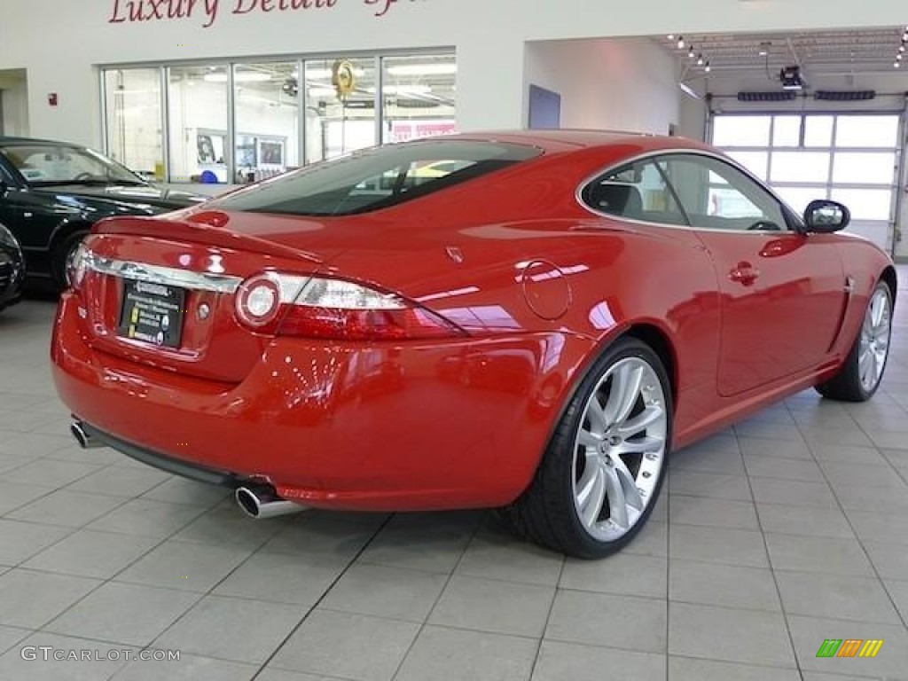 2007 XK XK8 Coupe - Salsa Red / Charcoal photo #12