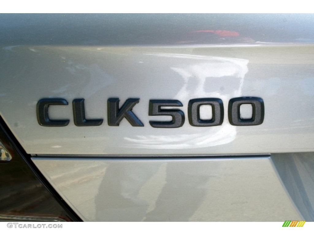 2004 CLK 500 Cabriolet - Brilliant Silver Metallic / Charcoal/Dark Ash photo #89