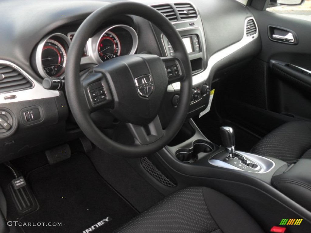 Black Interior 2012 Dodge Journey SXT AWD Photo #59570711