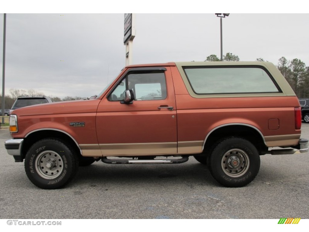 Medium Palomino Metallic 1994 Ford Bronco Eddie Bauer 4x4 Exterior Photo #59570715