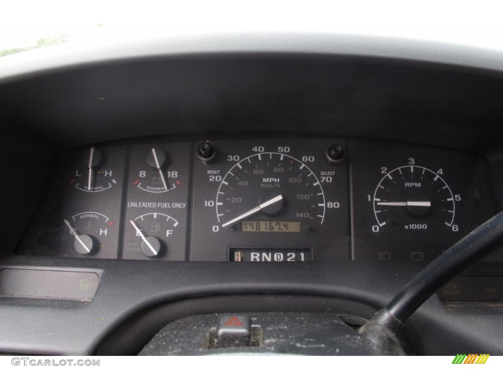 1994 Ford Bronco Eddie Bauer 4x4 Gauges Photo #59570772