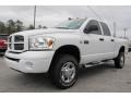 2007 Bright White Dodge Ram 3500 Sport Quad Cab 4x4  photo #3