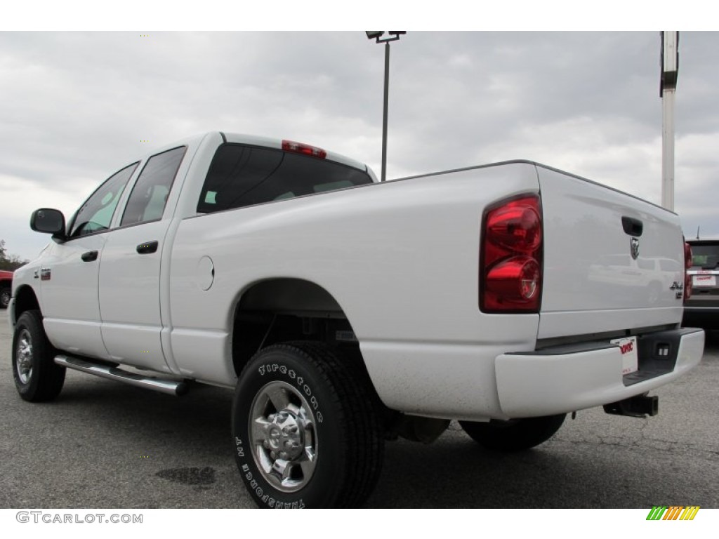 2007 Ram 3500 Sport Quad Cab 4x4 - Bright White / Medium Slate Gray photo #5