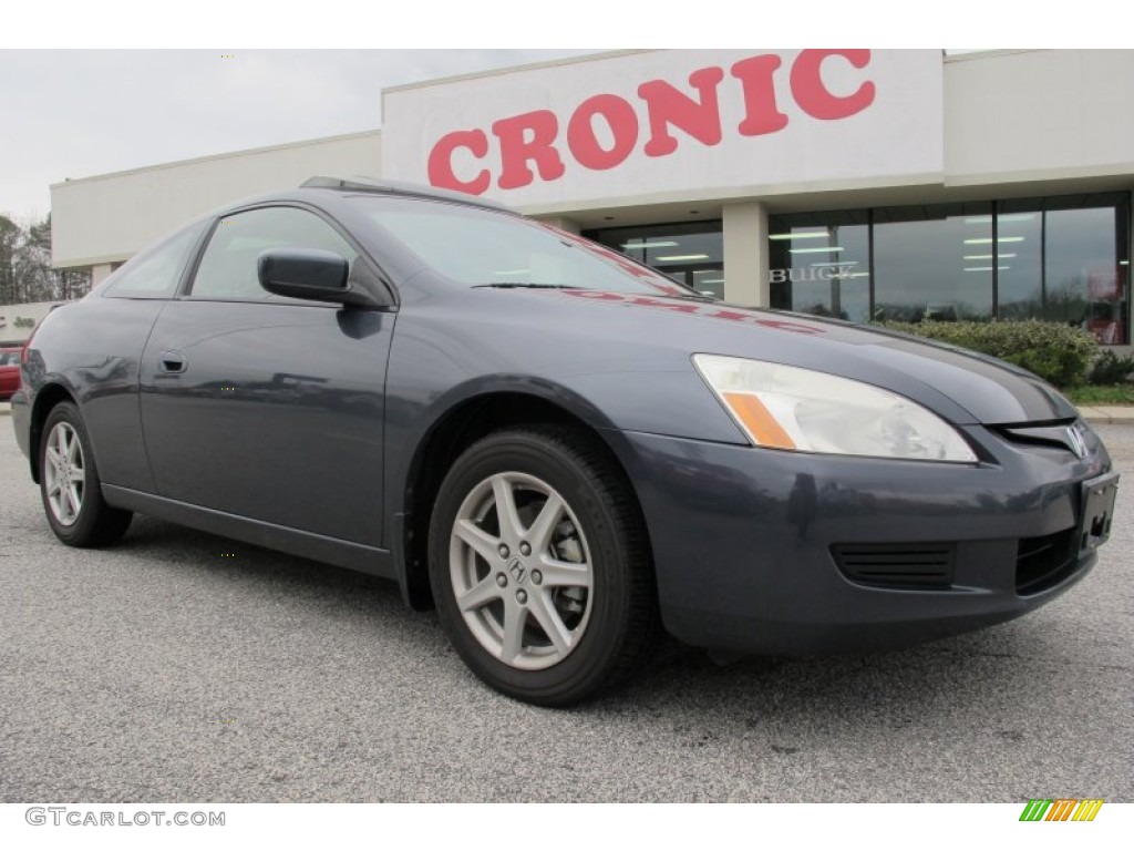 2003 Accord EX V6 Coupe - Graphite Pearl / Black photo #1