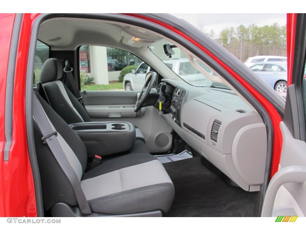 2007 Silverado 1500 LS Regular Cab - Victory Red / Dark Titanium Gray photo #13