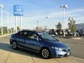 2009 Atomic Blue Metallic Honda Civic EX Sedan  photo #3