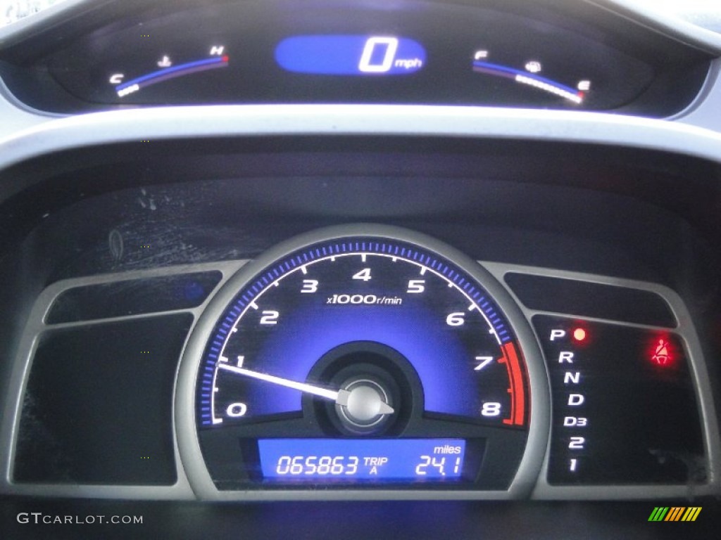 2009 Honda Civic EX Sedan Gauges Photo #59572014