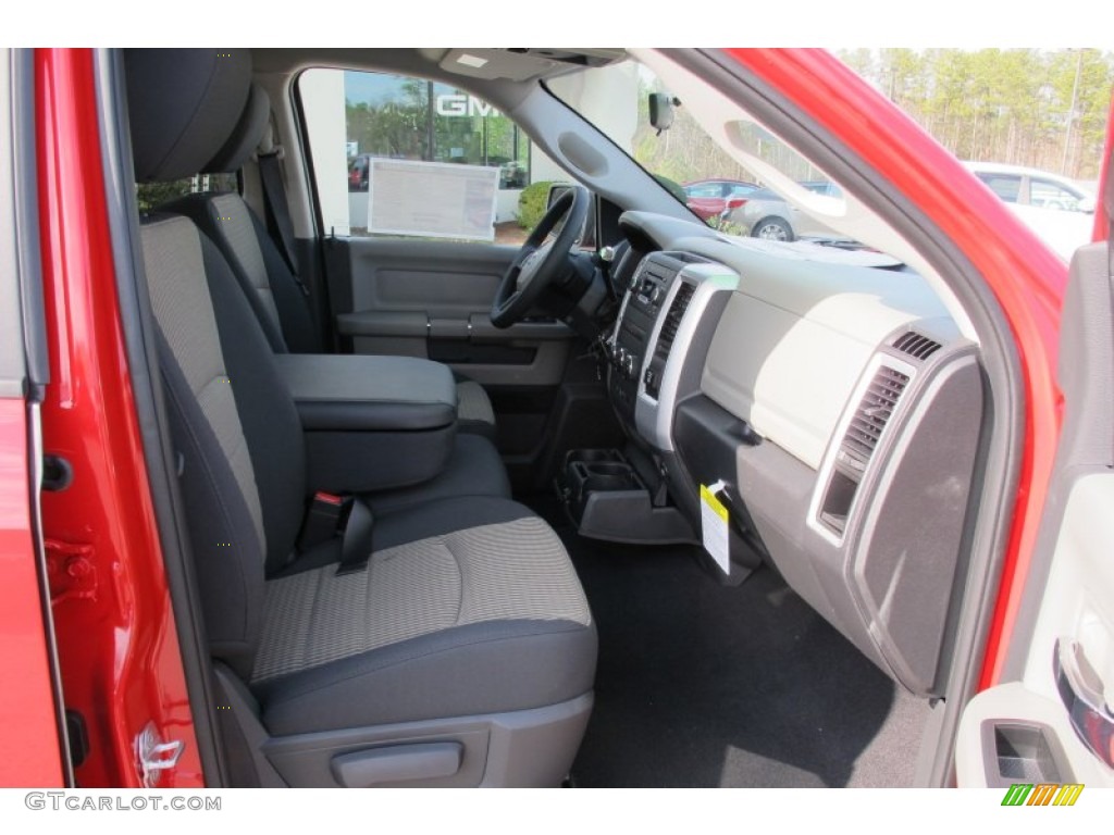 2012 Ram 1500 Big Horn Quad Cab - Flame Red / Dark Slate Gray/Medium Graystone photo #12