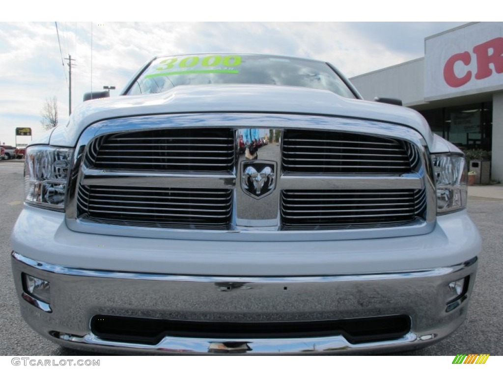 2012 Ram 1500 Big Horn Crew Cab - Bright White / Light Pebble Beige/Bark Brown photo #2