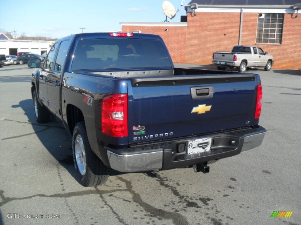 2012 Silverado 1500 LT Crew Cab 4x4 - Imperial Blue Metallic / Ebony photo #3