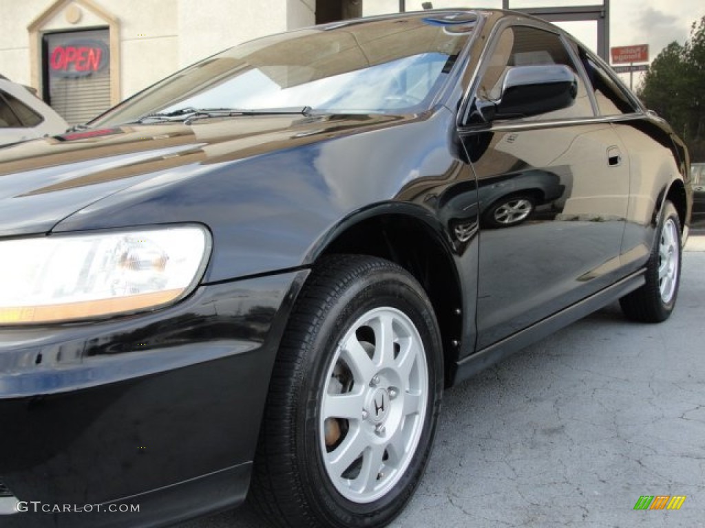 2002 Accord SE Coupe - Nighthawk Black Pearl / Charcoal photo #8