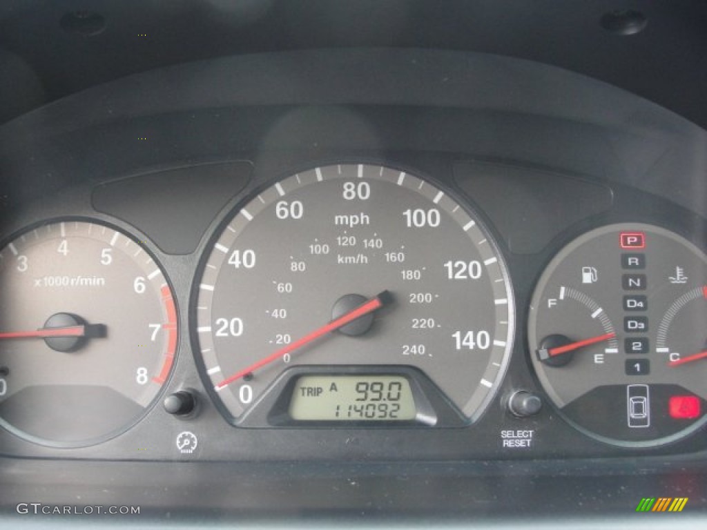 2002 Honda Accord SE Coupe Gauges Photo #59573691