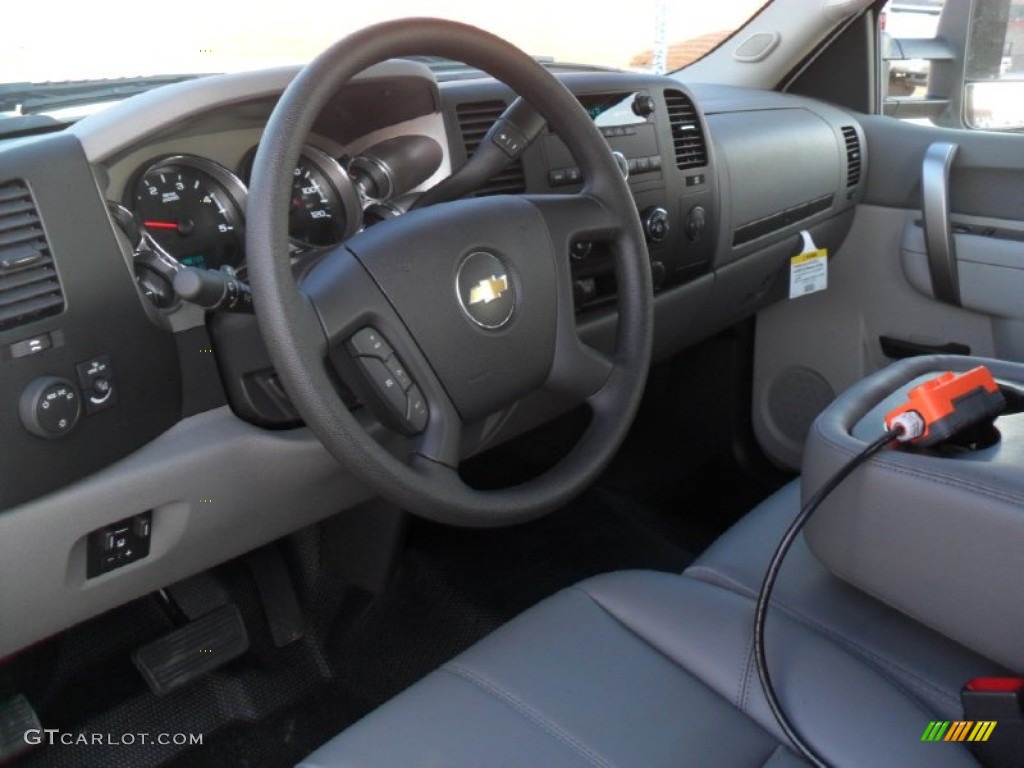 2012 Chevrolet Silverado 3500HD WT Regular Cab Chassis Dark Titanium Dashboard Photo #59573886