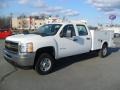 Summit White 2012 Chevrolet Silverado 2500HD Work Truck Crew Cab Chassis