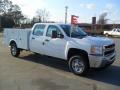 Summit White - Silverado 2500HD Work Truck Crew Cab Chassis Photo No. 5