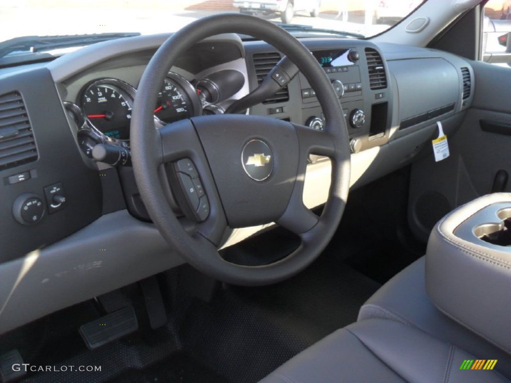 2012 Chevrolet Silverado 2500HD Work Truck Crew Cab Chassis Dark Titanium Dashboard Photo #59574192