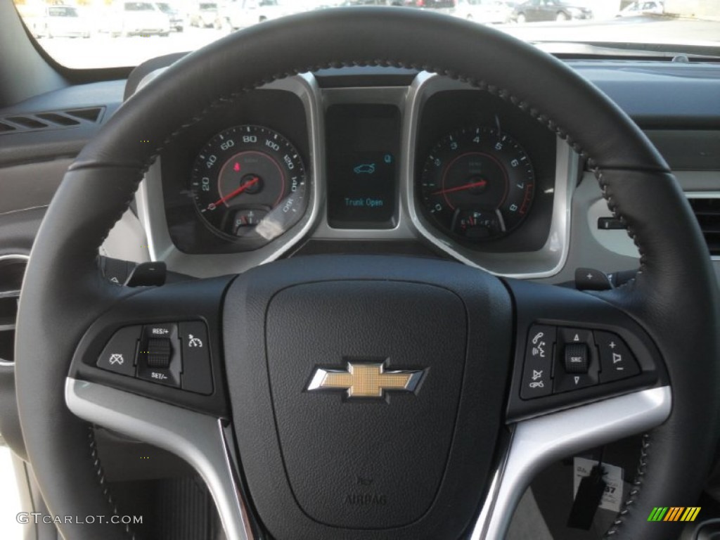 2012 Chevrolet Camaro LT/RS Convertible Gray Steering Wheel Photo #59574276