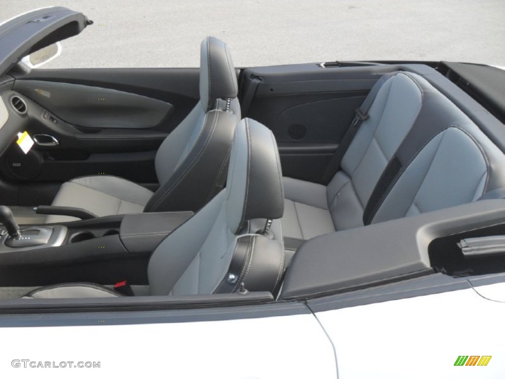 Gray Interior 2012 Chevrolet Camaro LT/RS Convertible Photo #59574345