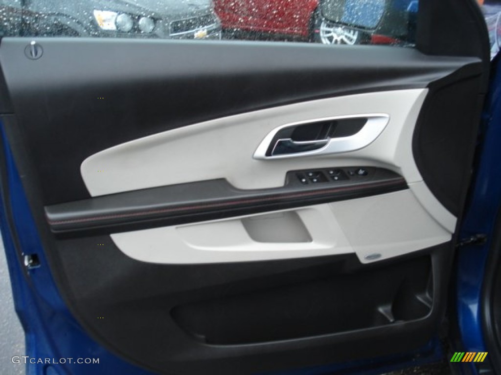 2010 Chevrolet Equinox LT AWD Jet Black/Light Titanium Door Panel Photo #59575515