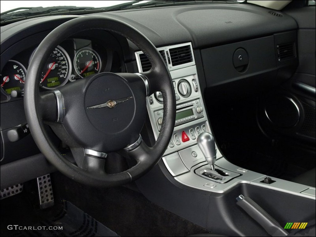 2005 Chrysler Crossfire Limited Coupe Dark Slate Grey Dashboard Photo #59577252
