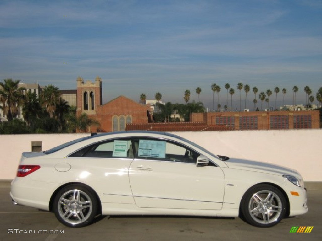 Arctic White 2012 Mercedes-Benz E 550 Coupe Exterior Photo #59578449