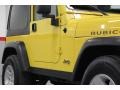 2004 Solar Yellow Jeep Wrangler Rubicon 4x4  photo #6
