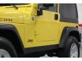 2004 Solar Yellow Jeep Wrangler Rubicon 4x4  photo #14