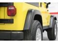 2004 Solar Yellow Jeep Wrangler Rubicon 4x4  photo #31